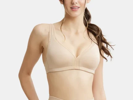 Light Skin Wire free Non Padded Soft Touch Microfiber Elastane Stretch Full Coverage Everyday Bra