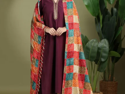 Multicolor Floral Printed Dupatta