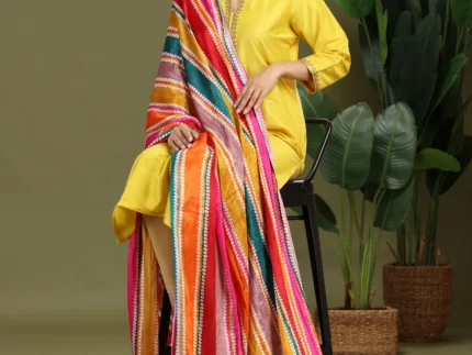Multicolor Chiffon Floral Printed Dupatta
